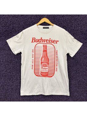 Budweiser For All You Do, This Buds For You T-Shirt Size Large